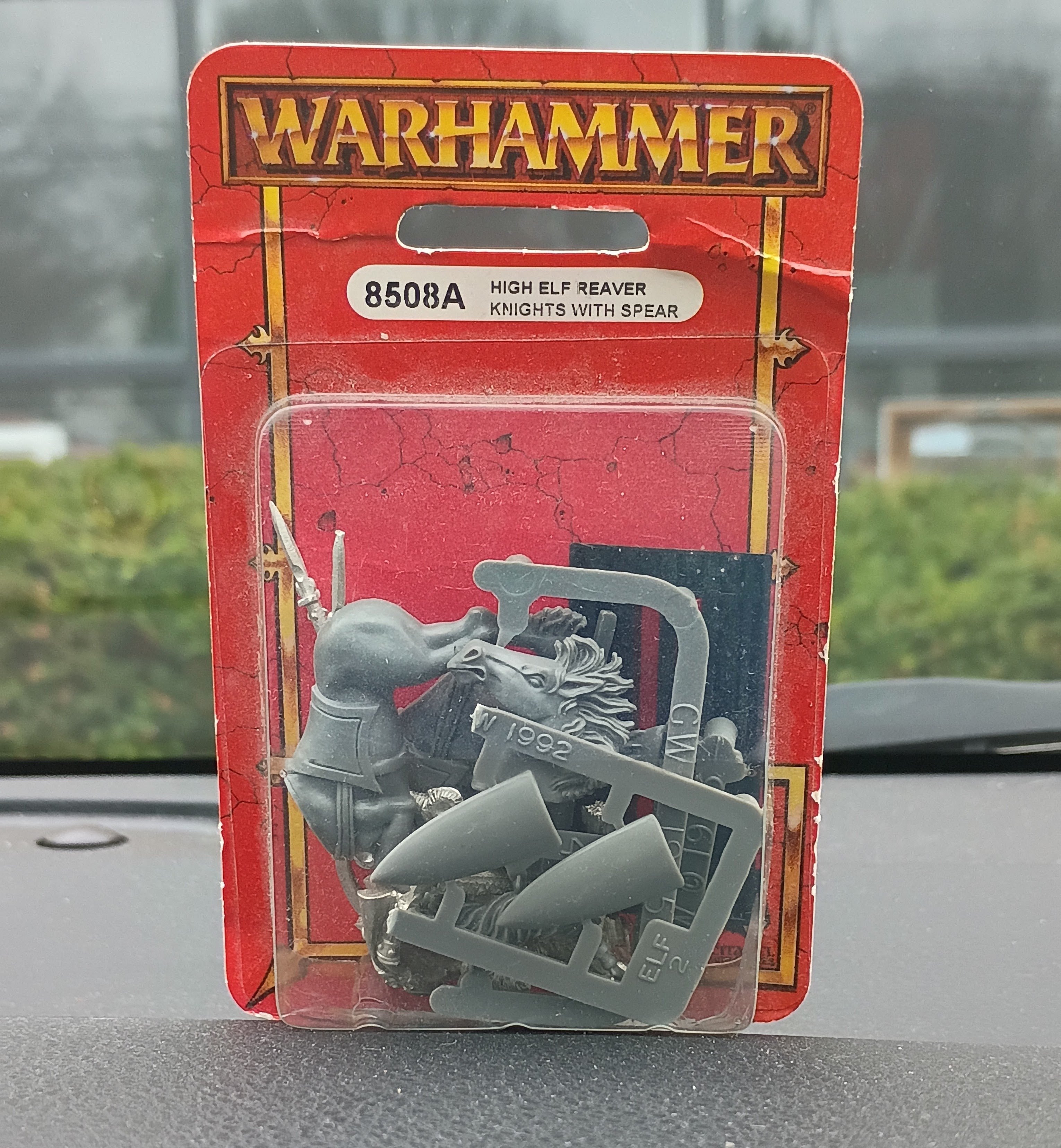 Example proWarhammer High Elf Reaver Knight with Spear 8508A - NIB OOP